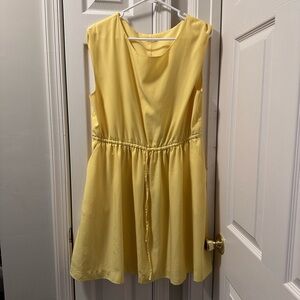 Yellow Sleeveless Dress